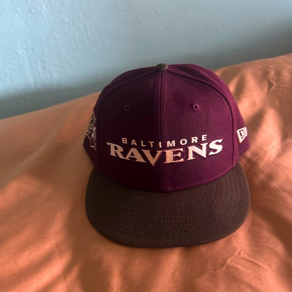 New Era ravens fitted hat 7 5/8